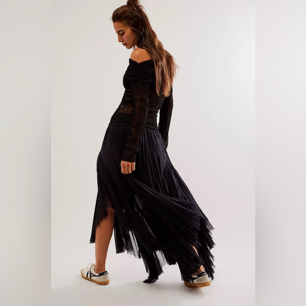Free People One Clover Skirt Black size Small NWOT